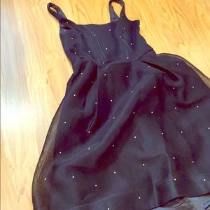 High Waisted Mesh Dress w/ Studs